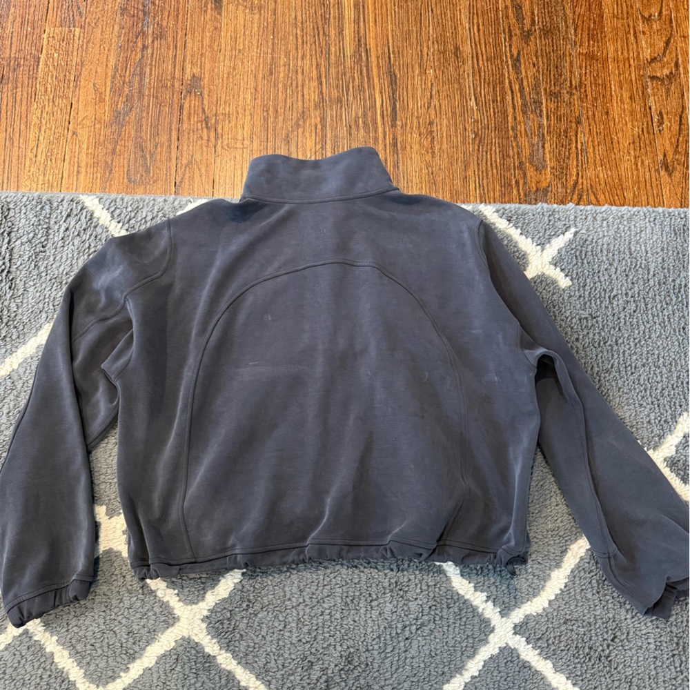 lululemon athletica Charcoal Gray Half-Zip Pullover - Picture 9 of 16